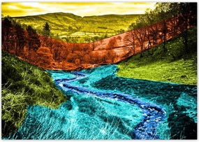 Poszterek 100x70 Hegyi táj Tájkép