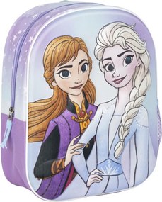 Disney Jégvarázs Sisters 3D hátizsák, táska 31 cm