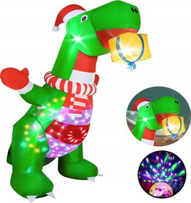 Felfújható karácsonyi kellékek Vicces ünnepi díszek kültéri stílusban