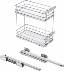 Cargo Kosár Alsó Movix Pro 300 Teljes Alj 30CM Csendes Ház Fehér/króm