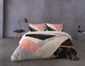 Ágyneműhuzat Pamut-szatén Prestige 160x200 Geometrikus minta