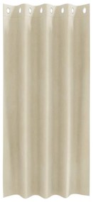 Függönyök függönyökkel 2 pcs Krém 140 x 175 cm Bársony