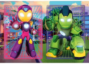 A Vasember és szupercsapata Hero Squad 2x20 db-os puzzle Clementoni