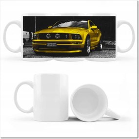Fotó bögre sárga Ford Mustang