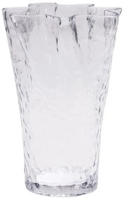 Üveg váza (magasság 30 cm) Ruffle – Hübsch