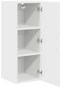 Fali konyhaszekrény polcokkal Fehér 30 x 31 x 80 cm Faanyag