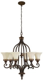 Feiss FE-DRAWING-ROOM6 - Csillár láncon DRAWING ROOM 6xE27/60W/230V