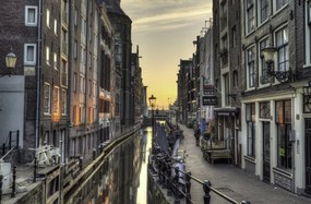 Poszter 91,5x60cm Csatorna Amszterdam vĂĄroson keresztĂŒl 6, Assaf Frank