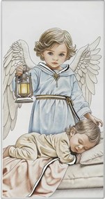 Vászonkép Angyal őrangyal 9x18 cm Fára festett Gravírozás Ingyenes