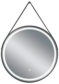 Fali tükör világítással ø 60 cm Fine – Mirrors and More