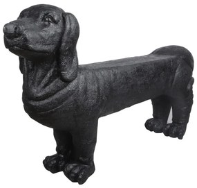 Fekete kerti pad Dachshund – Esschert Design