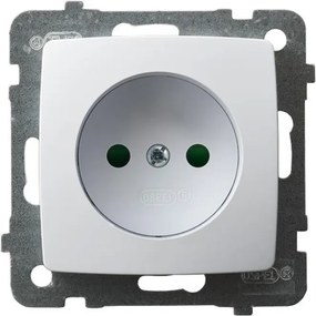 Ospel Karo fehér szimpla aljzat GP-1SP/m/00 rekeszekkel