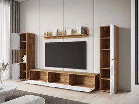Nappali fal Ikinra XL (wotan tölgy + fényes fehér) . 1104553