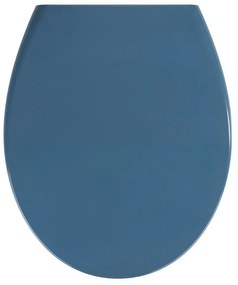 Samos sötétkék WC-ülőke, 44,5 x 37,5 cm - Wenko