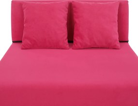 Összecsukható matrac/fotel, 2v1, rózsaszín magenta, PELOS