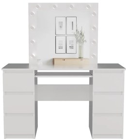 Marina fésülködő asztal, fehér