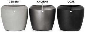 G21 Coal Round virágcserép 33,5 x 33,5 x 30,5