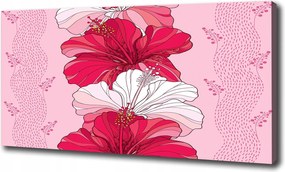 Vászonkép Hawaii virágok 100x70 cm