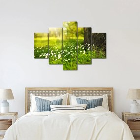 Tisztás és a virágok képe (150x105 cm)