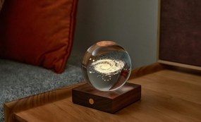 Asztali lámpácska 3D lézerrel készült mintával, többféle - Gingko Motiv: galaxie