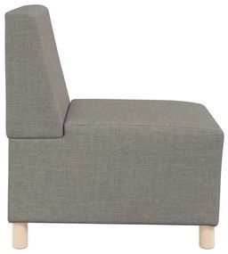 tópszínű szövet kanapéfotel 55 cm