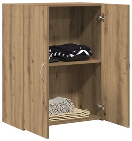 Irodai szekrény - Artisan tölgy - 60 x 32 x 77.5 cm - Műanyag