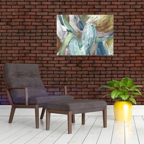 Kép - Absztrakt figurás festészet (70x50 cm)