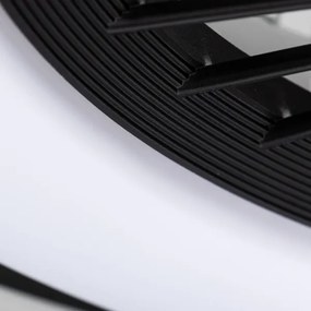 Brilagi - LED Dimmelhető lámpa ventilátorral RONDA LED/48W/230V fekete + távirányító