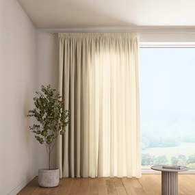 Dekoria Függöny ráncoló szalaggal 1 db 130x260cm barna árnyalatok