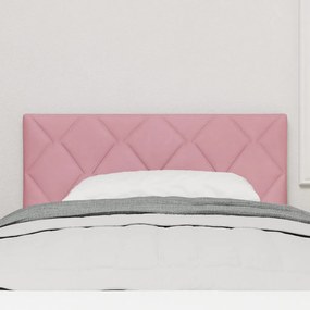 Fejtámla Gyémánt Blokk Design Rózsaszín 100 cm Bársony