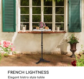 Blumfeldt Patras Taverna, bárasztal, 4 seasons marble, fehér