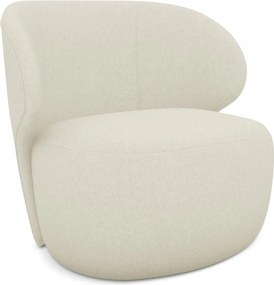Krémszínű fotel Kama – Makamii