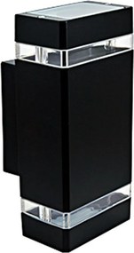 POLUX 307866 GILBERT Modern Kültéri Fali Lámpa Matt Fekete GU10 IP44