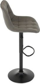 Bárszék szürke színben, szövet kárpittal AUB-V3066 GREY3