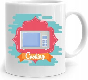 Ajándék Bögre Szakácsnak Cooking Nyomtatott Fotóval