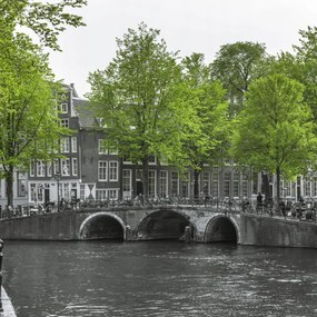 Poszter 70x70cm Csatorna a városon át, Assaf Frank