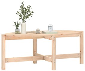 Tömör fenyőfa dohányzóasztal 118 x 63 x 45 cm