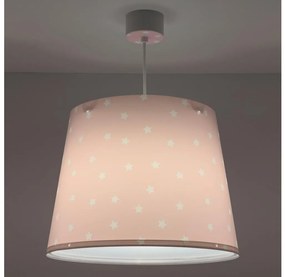 Dalber 82212S - Gyermekcsillár STAR LIGHT 1xE27/60W/230V rózsaszín