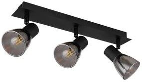 Globo 54307-3 - CLAUDE 3xE14/40W spotlámpa, fekete, 230V