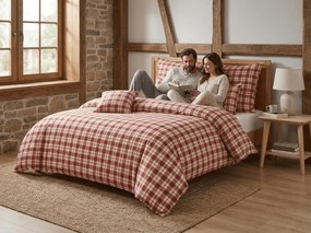 Mikroszálas ágyneműhuzat TARTAN HEART színes Ágyneműhuzat mérete: 70 x 90 cm | 140 x 220 cm