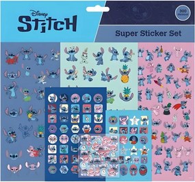 Disney Lilo és Stitch, A csillagkutya Happy matrica szett XL