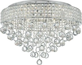 DAR LIGHTING MAT1350 MATRIX Kristály Mennyezeti Lámpa Csiszolt Króm G9 IP20