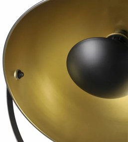 Állólámpa MATYLDA 1xE27/20W/230V fekete/arany