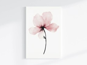 Vászonkép Canvas Akvarell Természet Kert Virág Rózsaszín Magnólia 40x60