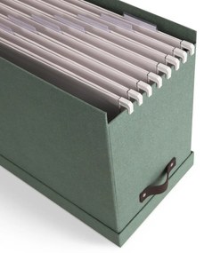Zöld karton rendszerező dokumentumokhoz Johan Canvas Paper Laminate – Bigso
