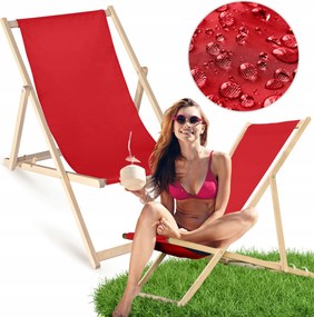 Piros Kerti Napozóágy Fából Összecsukható Öko Születésnapi Ajándék