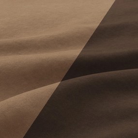 Grande sarokkanapé polcokkal , polc a jobb karfaban, baloldali, szövet anyag, hab töltet, barna