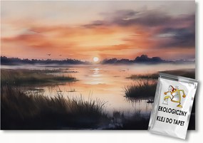 Fotótapéta Flizelina Tájkép Tó Mazury Napnyugta 312x219 ragasztó