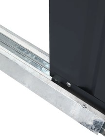 fém kerti ház GLOBEL 86 ANTRACIT + napfénytetővel LG2069