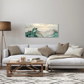Kép - 3D tengeri absztrakció (120x50 cm)